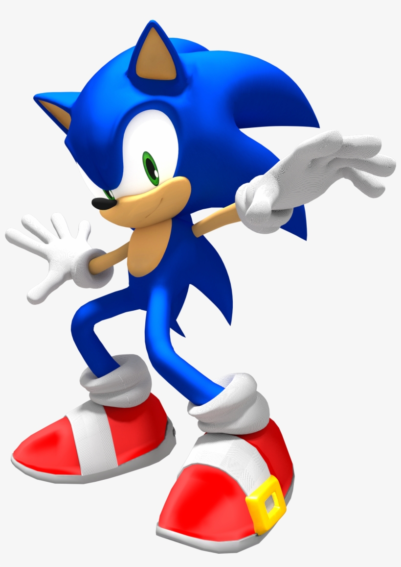 Sonic The Hedgehog Reupload By Jogita6-d6v8qqr - Sonic The Hedgehog 3d Png, transparent png download