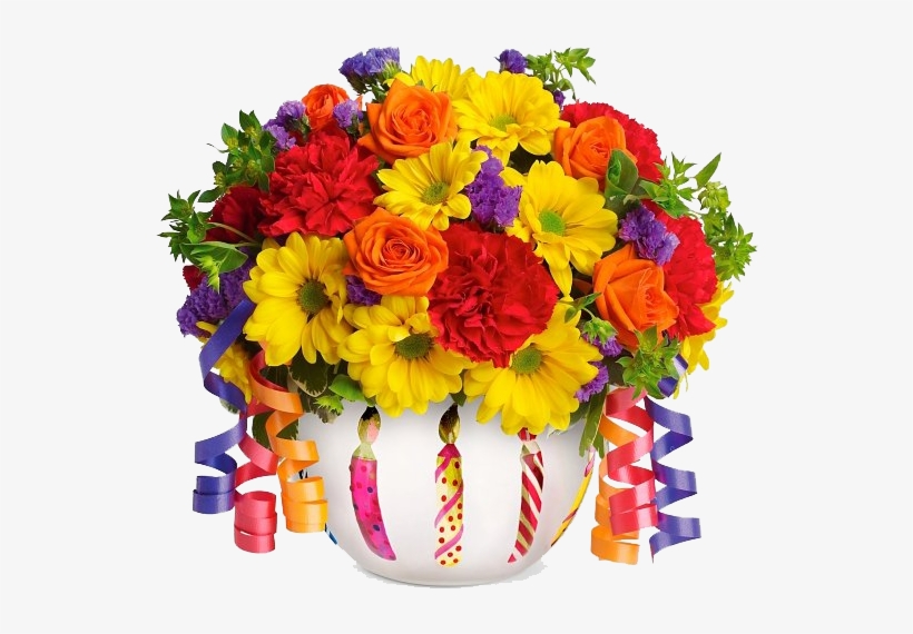 Flower Bokeh For Birthday Png Teleflora Brilliant Birthday Blooms PNG Image Transparent PNG
