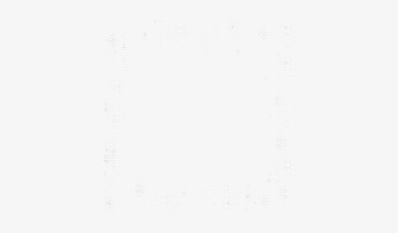 White Stars Dust Frame - Black-and-white, transparent png download