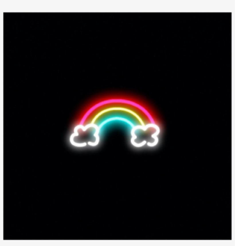 Rainbow Neon Freetoedit - Circle, transparent png download