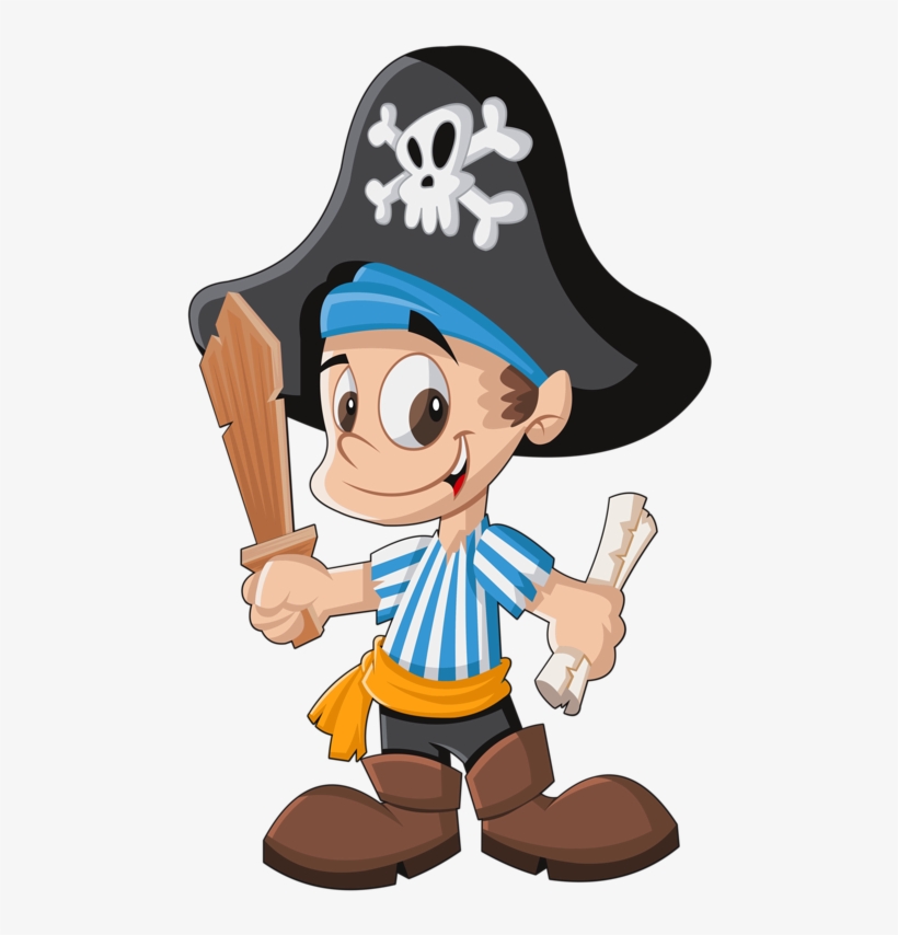 Image Black And White Library Dibujos Colores Pinterest - Pirate École Clipart, transparent png download