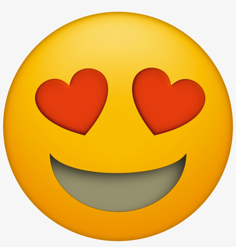 Heart-eyes - Imagenes De Emojis Png, transparent png download