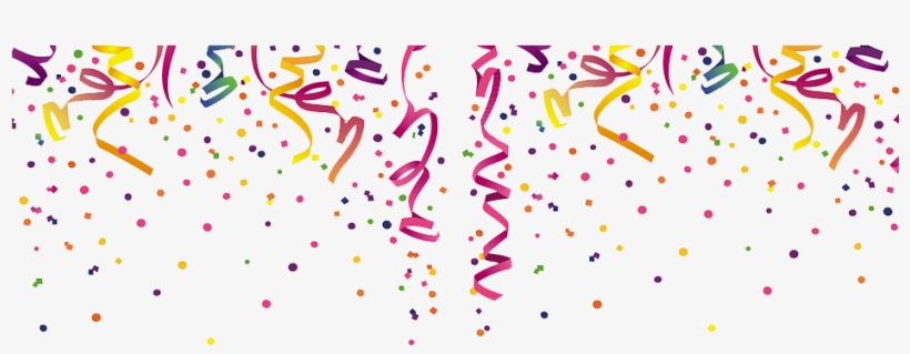 Confetti, Birthday Party - Happy New Year 2018 Confetti, transparent png download