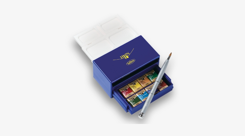Half Pan Watercolor Sets - Holbein Watercolor Palm Box, transparent png download