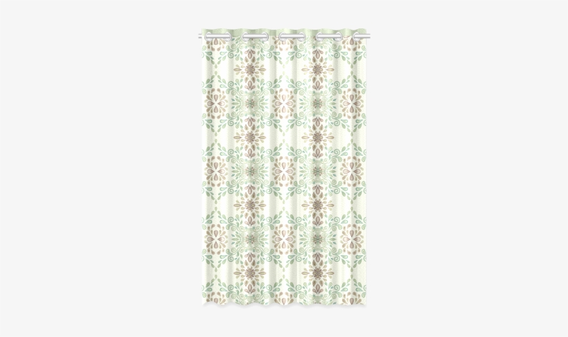 Watercolor Ornaments New Window Curtain 50" X - Window Covering, transparent png download