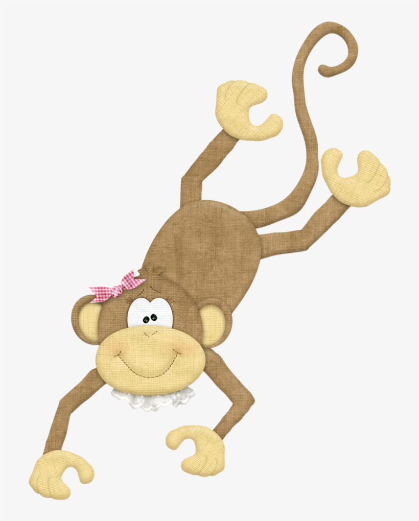 Monkey Drawing Watercolor - Zoo Digital Scrapbook Kit, transparent png download