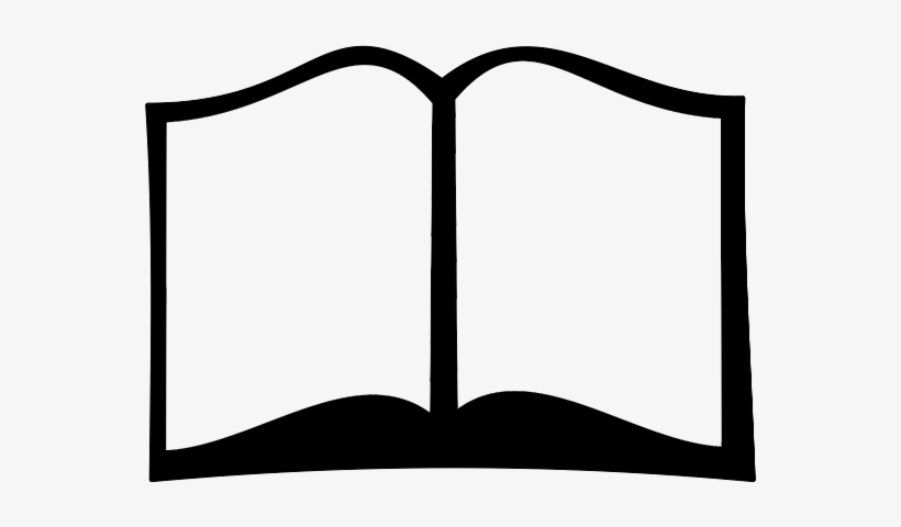Book Icon Simple - Book Vector Silhouette, transparent png download
