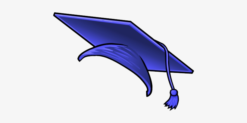 Download Graduation Cap Png - Blue Graduation Hat Clip Art