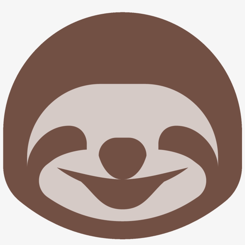 Free Download, Png And Vector - Sloth Icon, transparent png download
