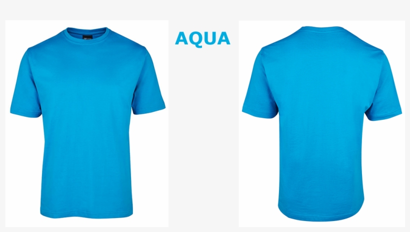 Custom Printed Unisex T-shirts Aqua - Unisex T Shirt Png, transparent png download