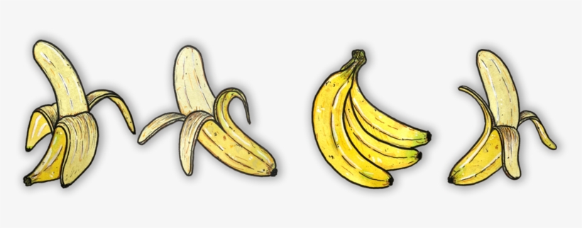 Bananas Watercolor 1 - Portable Network Graphics, transparent png download