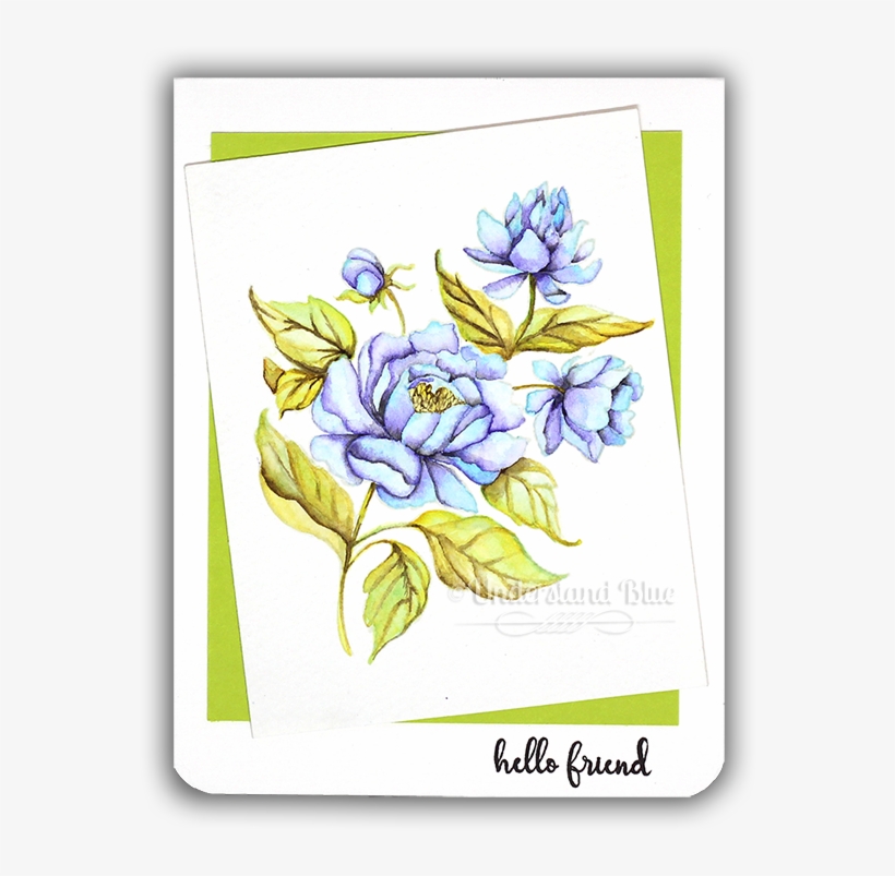 Gina K Arteza Pencils Card By Understand Blue - Watercolor Painting, transparent png download