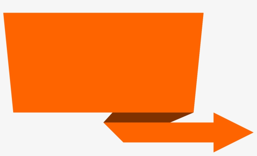 Download Arrow Vector Free Png Download - Orange Banner Ribbon Png ...