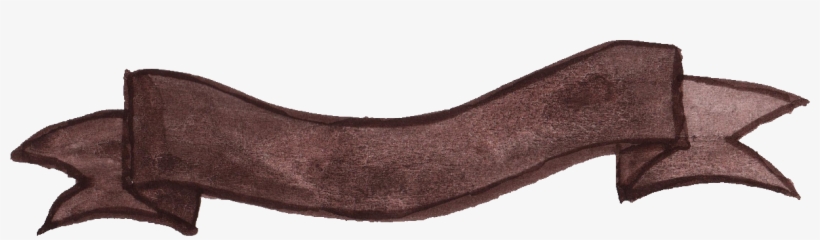Brown Ribbon Banner Png Purple Watercolor Ribbon Banner Png Png