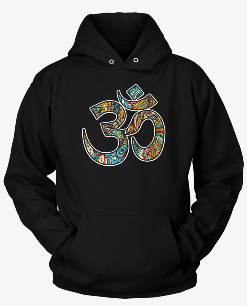 Watercolor Om Hoodie - Let It Go T−shirt Tank Top Hoodie, transparent png download