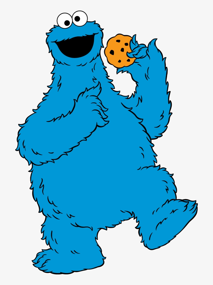 Cookie Monster Clip Art - Sesame Street Cookie Monster Png, transparent png download