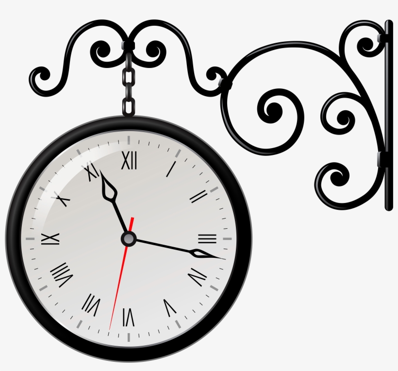 Street Clock Png Clip Art - Clip Art Clocks, transparent png download
