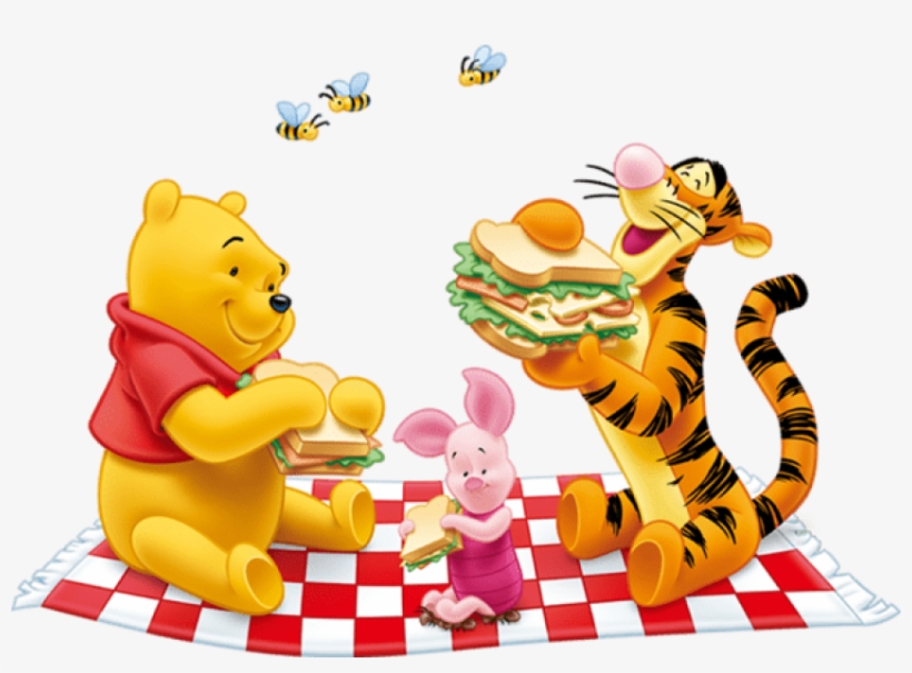 Winnie The Pooh And Tiger Png Free Clipart - Winnie The Pooh Png, transparent png download