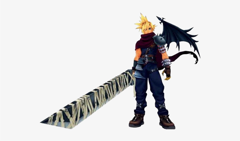 Cloud Kh - Kingdom Hearts Squall And Colund, transparent png download