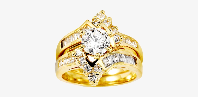 Wedding Bling Png - Gold Ring In Png, transparent png download