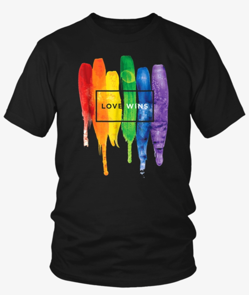 Watercolor Love Wins Rainbow T-shirt - Not My Circus, Not My Monkeys (polish) Shirt, transparent png download