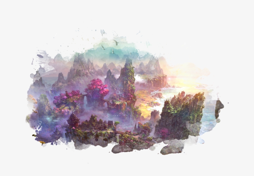 《射雕英雄传》手游官方网站@不想长大的妈 - Taohua Island, transparent png download