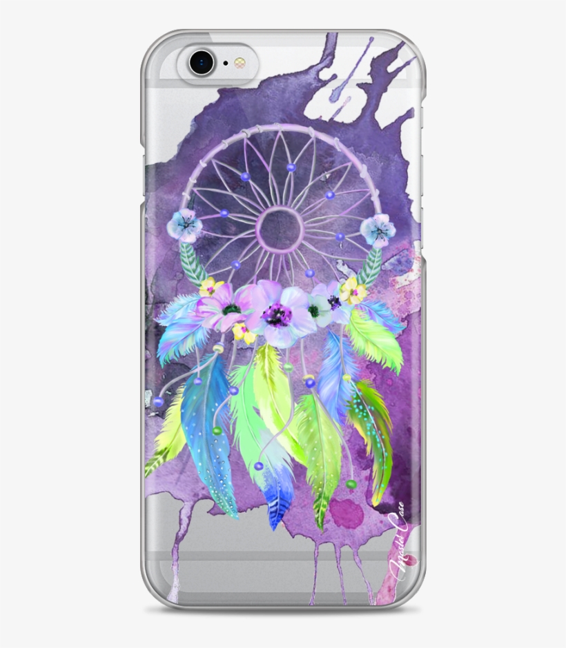 Coque Iphone 6 Plus/ 6s Plus Purple Watercolor Floral - Color, transparent png download