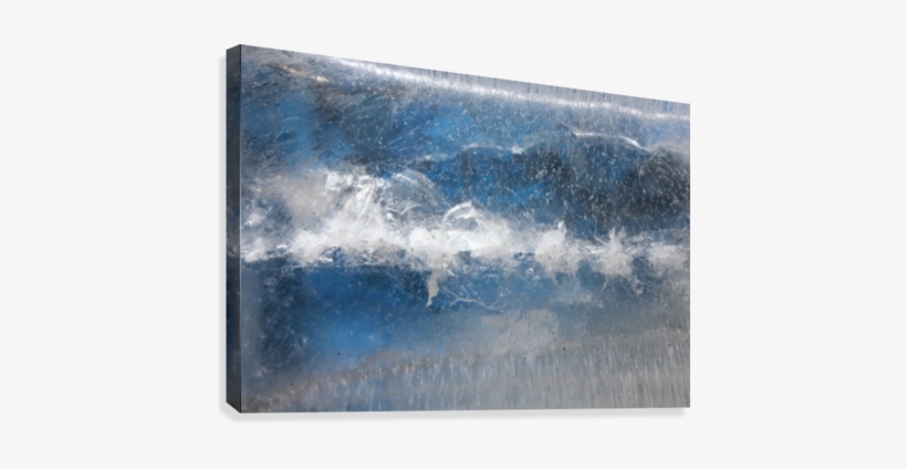 Ice Abstract Icy Frost Frosty Freeze Canvas Print - Ice, transparent png download