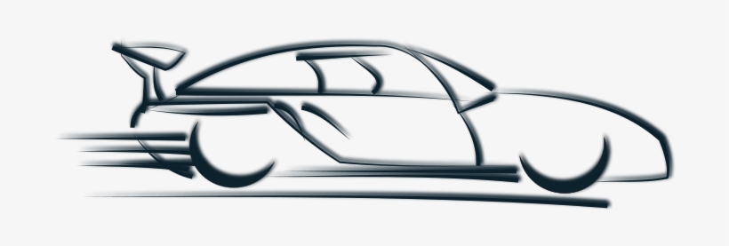 Race Car Outline Clip Art