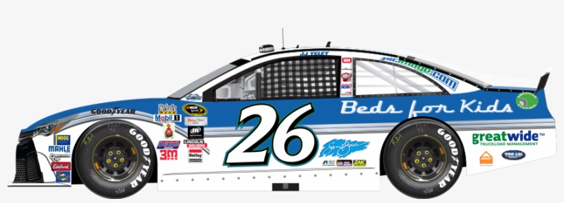 J J Yeley Throwback Car - 26 2015 Paint Schemes, transparent png download
