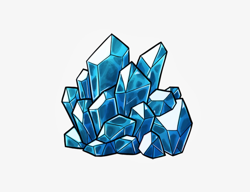 Download Drawn Crystal Ice Crystal - Crystal Drawing Png | Transparent