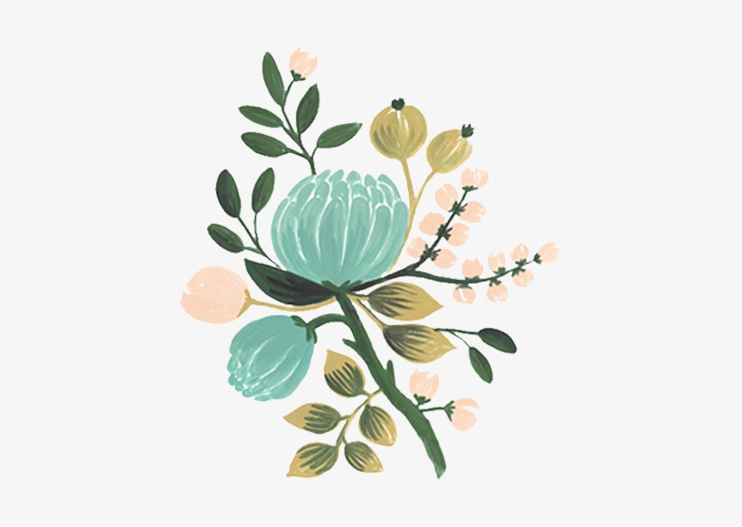 Blue From Rifle Paper Co - Rifle Paper Co Botanical, transparent png download