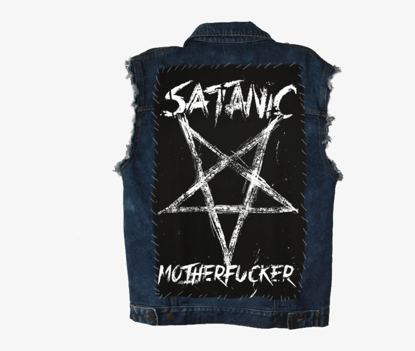 Satanic Motherfucker - Back Patch - Tričko Pánské Black Craft - Satanic Motherfucker Xl, transparent png download