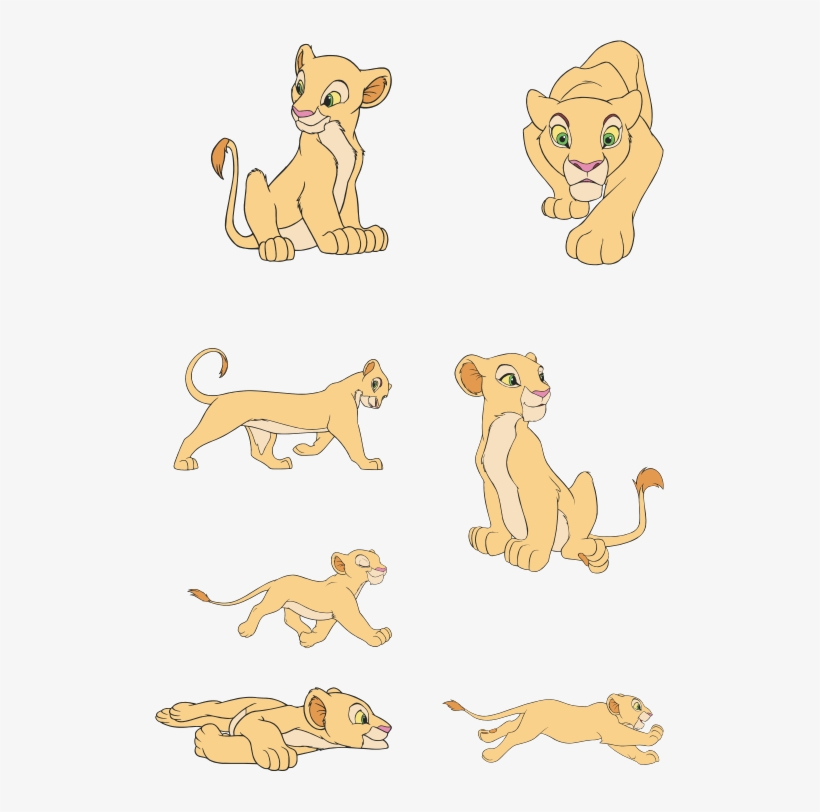 Nala Lion King Character - Lion King Lioness Pillow Case, transparent png download