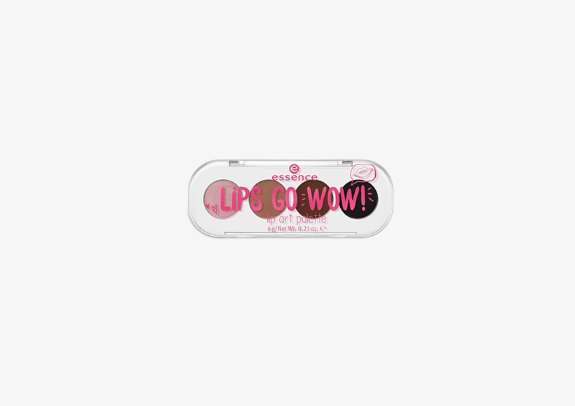 Essence Lips Go Wow! Lip Art Palette Braun 03, transparent png download