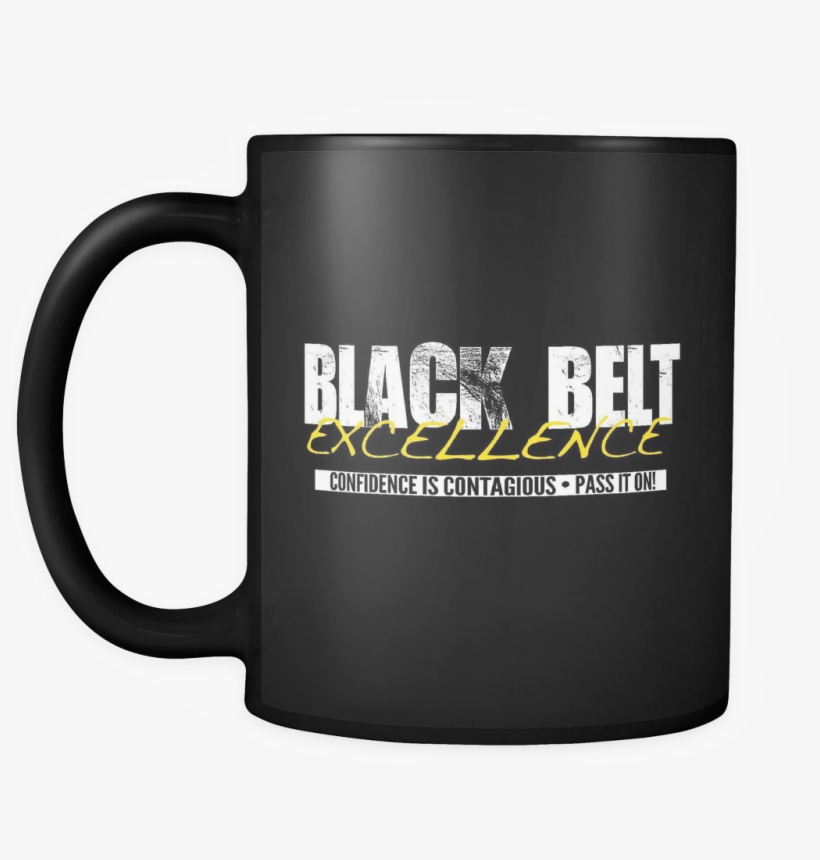 Black Belt Excellence Mug - Mug, transparent png download
