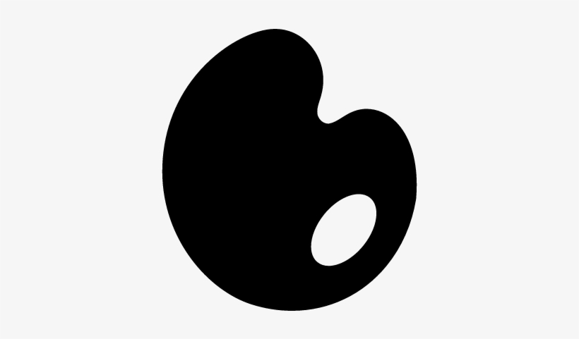 Painting Painter Palette Filled Tool Vector - Portable Network Graphics, transparent png download