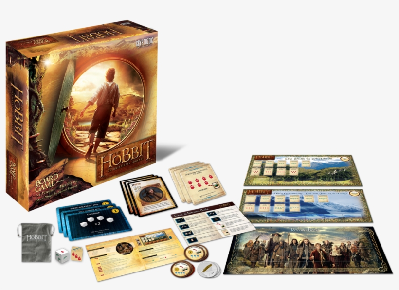 An Unexpected Journey Board Game - Cryptozoic Hobbit An Unexpected Journey Board Game, transparent png download