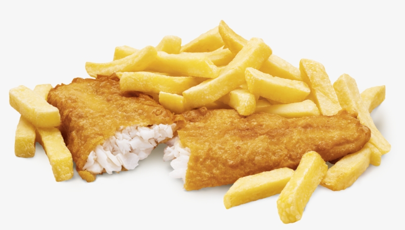 Cod & Chips - Fish And Chips Png, transparent png download