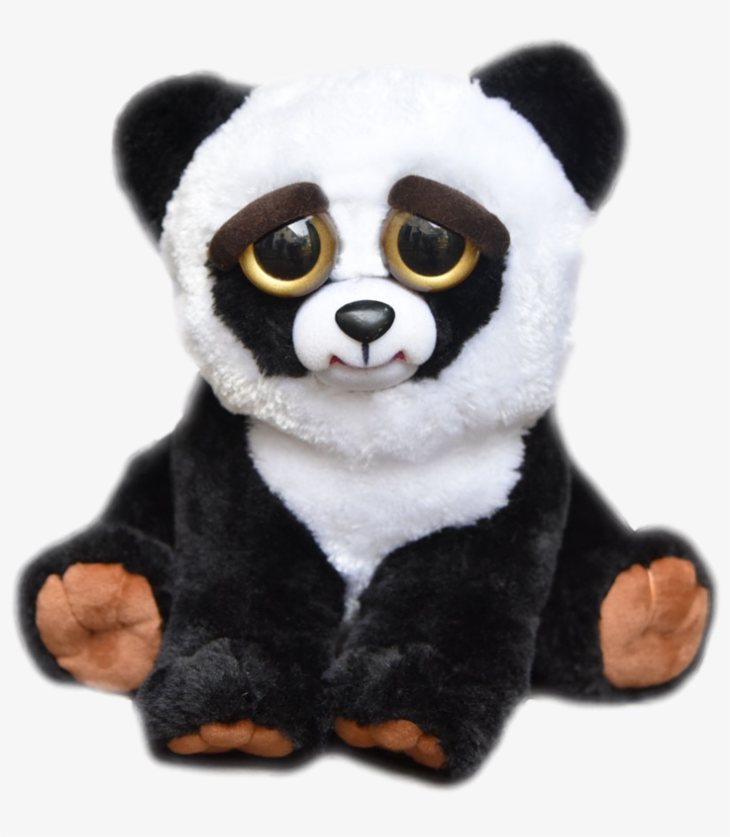 Black Belt Bobby - Feisty Pets Black Belt Bobby 8.5" Plush Panda - Black, transparent png download