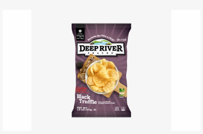 Deep River Snacks Black Truffle Kettle Chips - Deep River Chips Bag, transparent png download