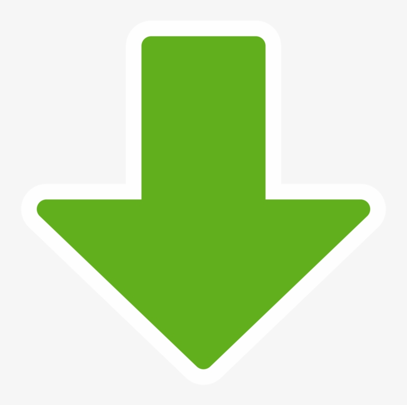 Green Arrow Computer Icons Symbol Icon Design - Green Arrow Down Icon, transparent png download