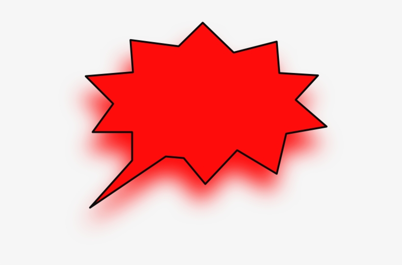 Red Speech Bubble Clip Art - Red Speech Bubble Png, transparent png download