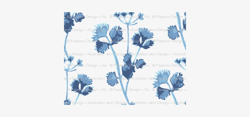 Blue Herb Cilantro - Camomile, transparent png download