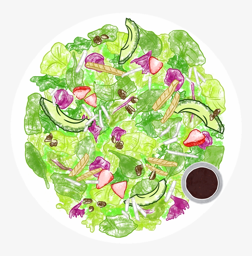 Vote For Alicia's Strawberry Fields Summer Salad - Illustration, transparent png download