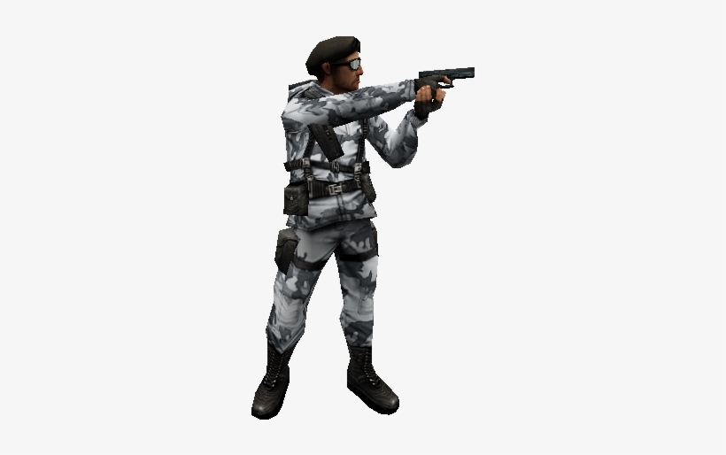 Arctic Glock Ds - Counter Strike Player Png, transparent png download