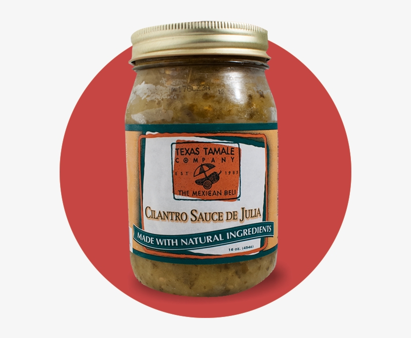 Cilantro De Julia Sauce - Texas Tamale Chipotle Pepper Sauce - 16 Oz, transparent png download