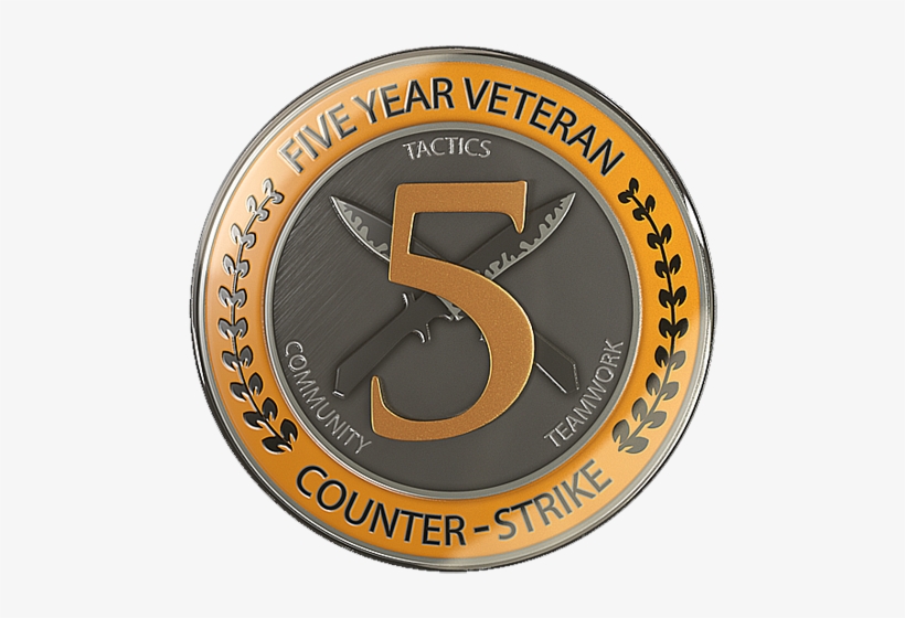 We'd Also Like To Recognize The People Who've Helped - Cs Go 5 Year Veteran Coin, transparent png download