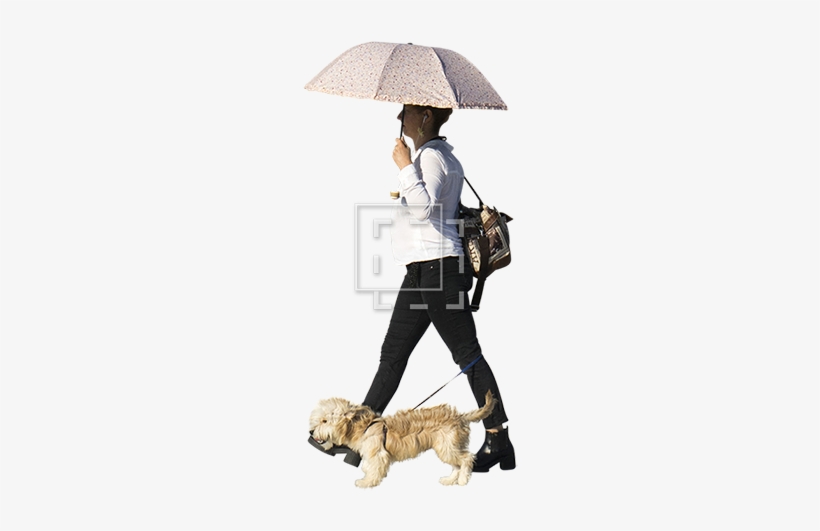 Parent Category - Woman Walking With Umbrella, transparent png download