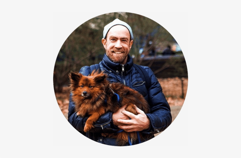 Sleep Walking Dog - Pomeranian With Human, transparent png download